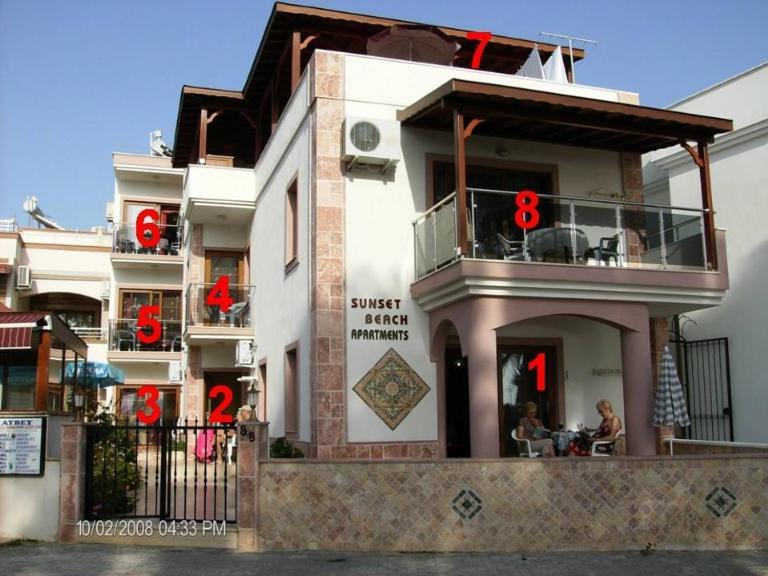 Sunset Beach Apartments Тургутрейс Экстерьер фото